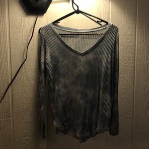 Tie dye blue long sleeve